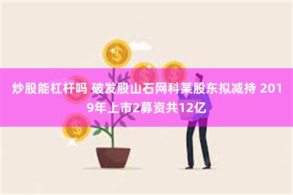 炒股能杠杆吗 破发股山石网科某股东拟减持 2019年上市2募资共12亿
