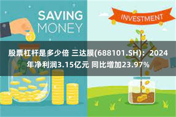 股票杠杆是多少倍 三达膜(688101.SH)：2024年净利润3.15亿元 同比增加23.97%