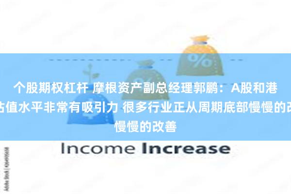 个股期权杠杆 摩根资产副总经理郭鹏：A股和港股估值水平非常有吸引力 很多行业正从周期底部慢慢的改善